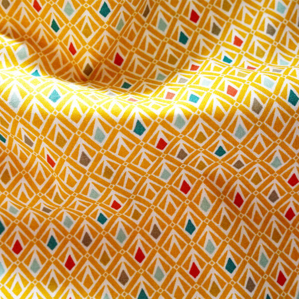 popeline de coton motifs géo K