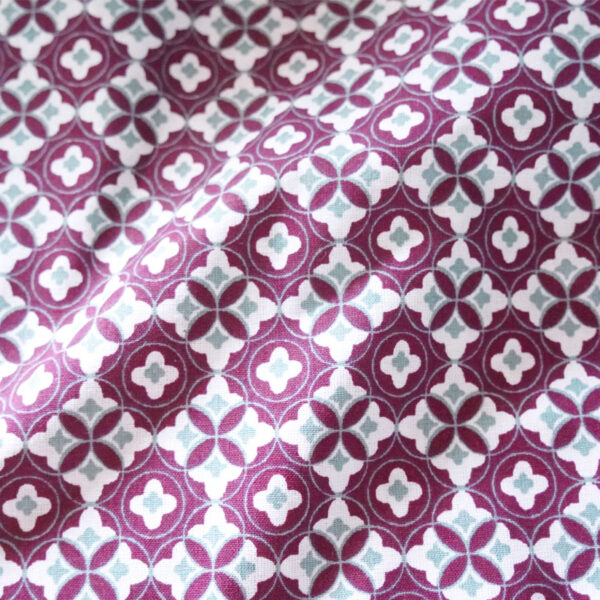 popeline de coton motifs géo N